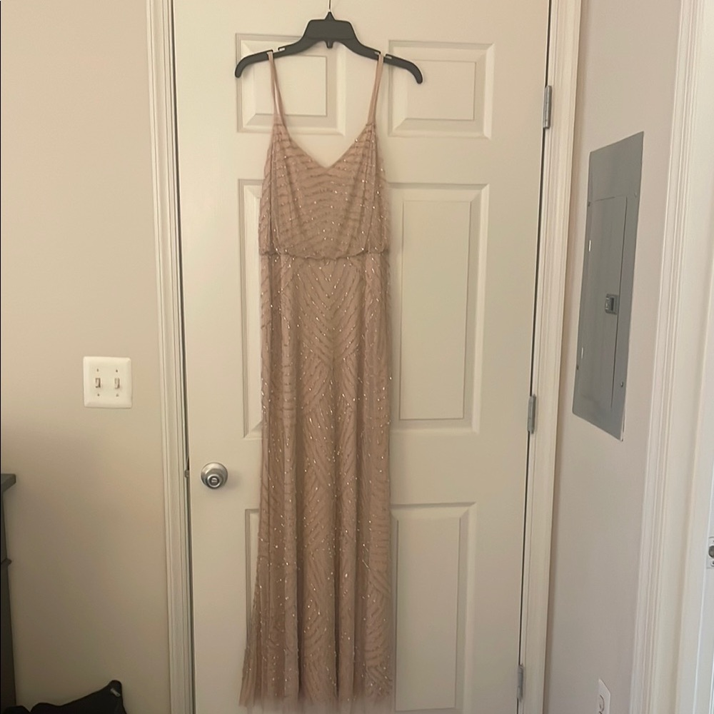 Chic Beaded Evening Dress-Adrianna Papell
